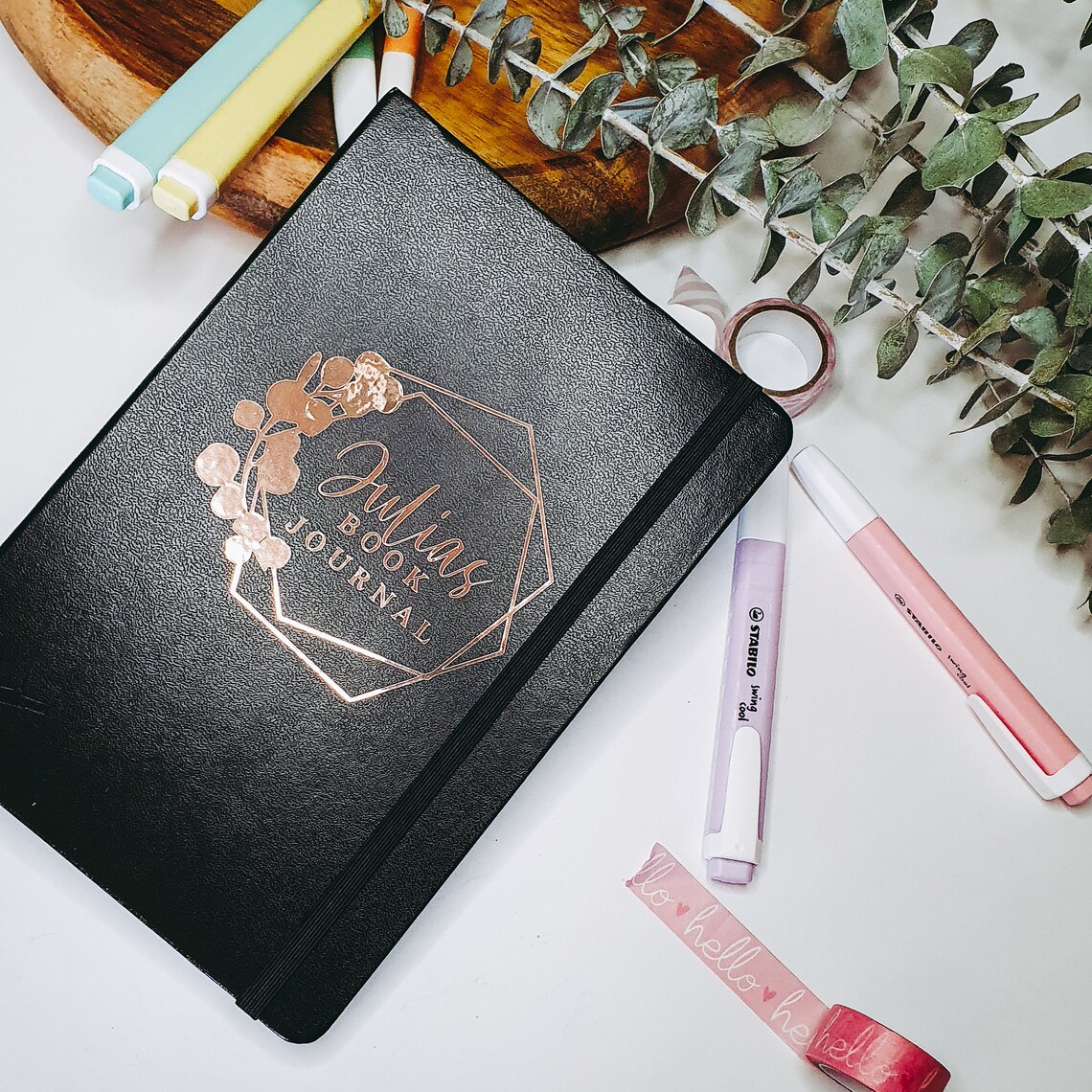 Sticker Book Journal Bullet Journal Vinyl sticker Name Etsy