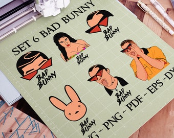 Download Bad bunny svg | Etsy