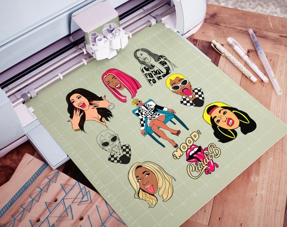 Download Set 9 Cadri B svg Cardi B cricut Cardi B silhouette Cardi ...