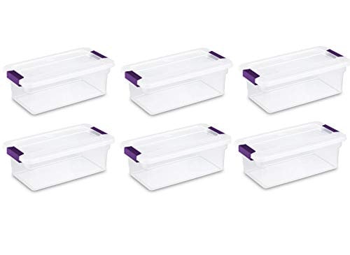 Sterilite Latch Storage Box with White Lid - Shop Closet & Cabinet