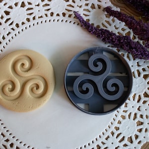 Triple Spiral Cookie Cutter