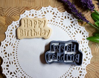 Happy Birthday Cookie Cutter