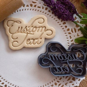 Custom Text Cookie Cutter