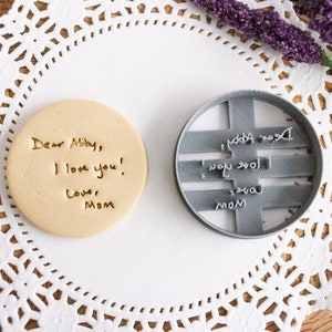 Custom Handwriting Cookie Cutter