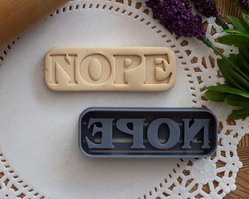 Nope Cookie Cutter