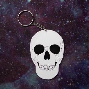 3d Printed Skull Keychain