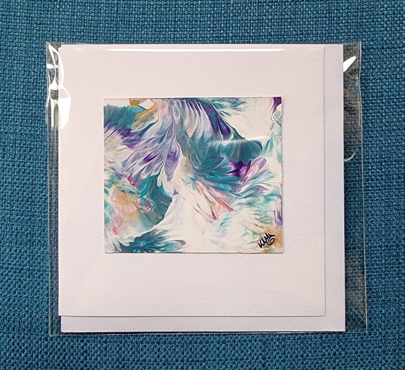 Beautiful original hand painted greetings card. Etsy