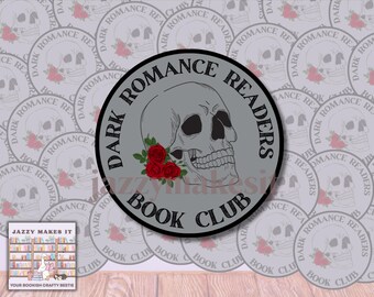 Dark Romance Readers Sticker | Kindle Sticker, Bookish Sticker, Waterproof Sticker, Vinyl Sticker, Bookish Kindle Decal, laptop Decal