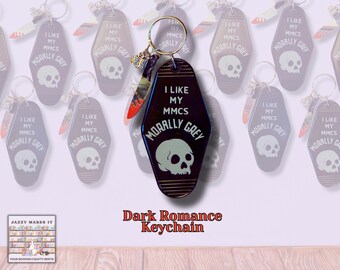 Dark Romance Motel Key Chain | Morally Grey MMC's, Bookish, Romance Reader, Bookish gifts
