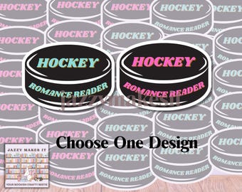 Hockey Romance Reader Sticker | Kindle Sticker, Bookish Sticker, Waterproof Sticker, Vinyl Sticker, Bookish Kindle Decal, laptop Decal