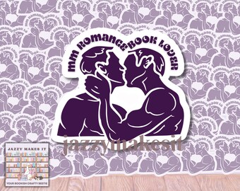 MM Romance Book Lover Sticker | Kindle Sticker, Bookish Sticker, Waterproof Sticker, Vinyl Sticker, Bookish Kindle Decal, laptop Decal