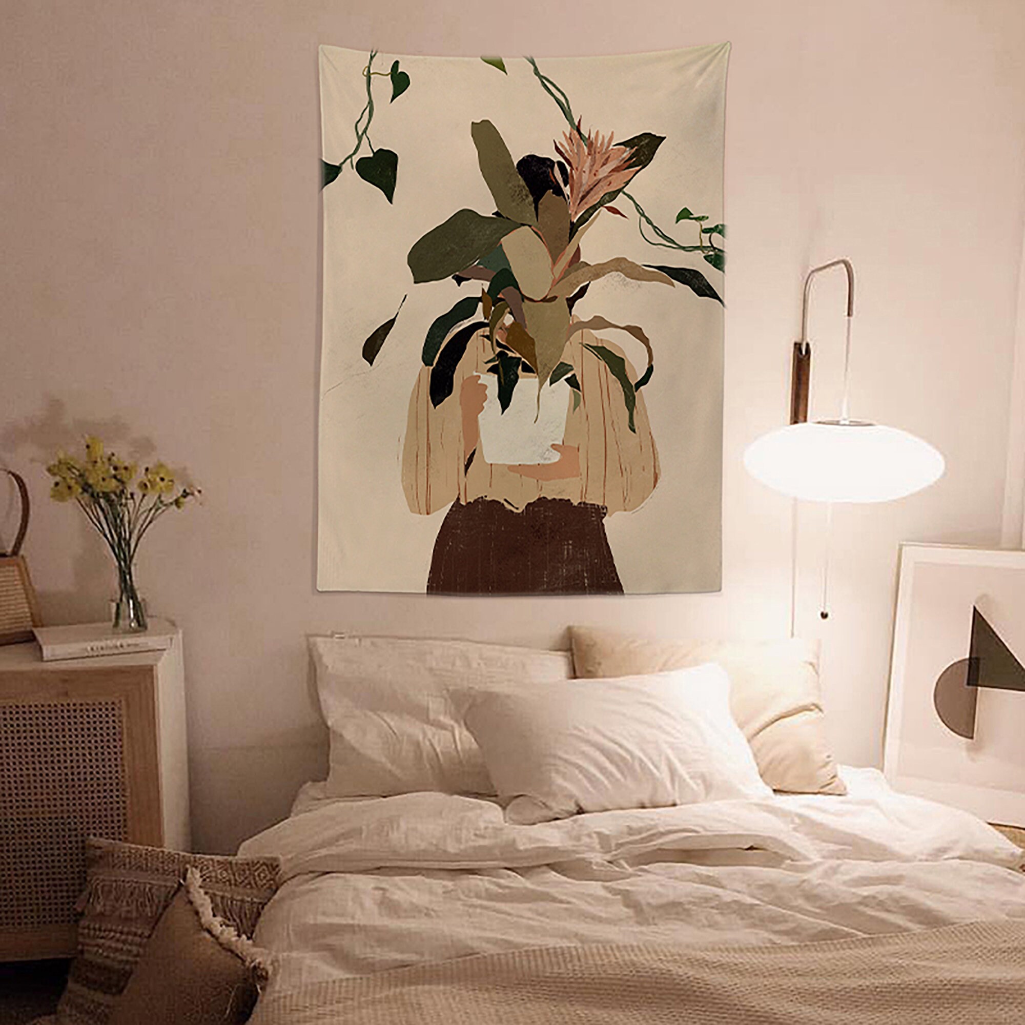 Girl Tapestry Tapestry Wall Hanging Tapestry Aesthetic Wall Etsy