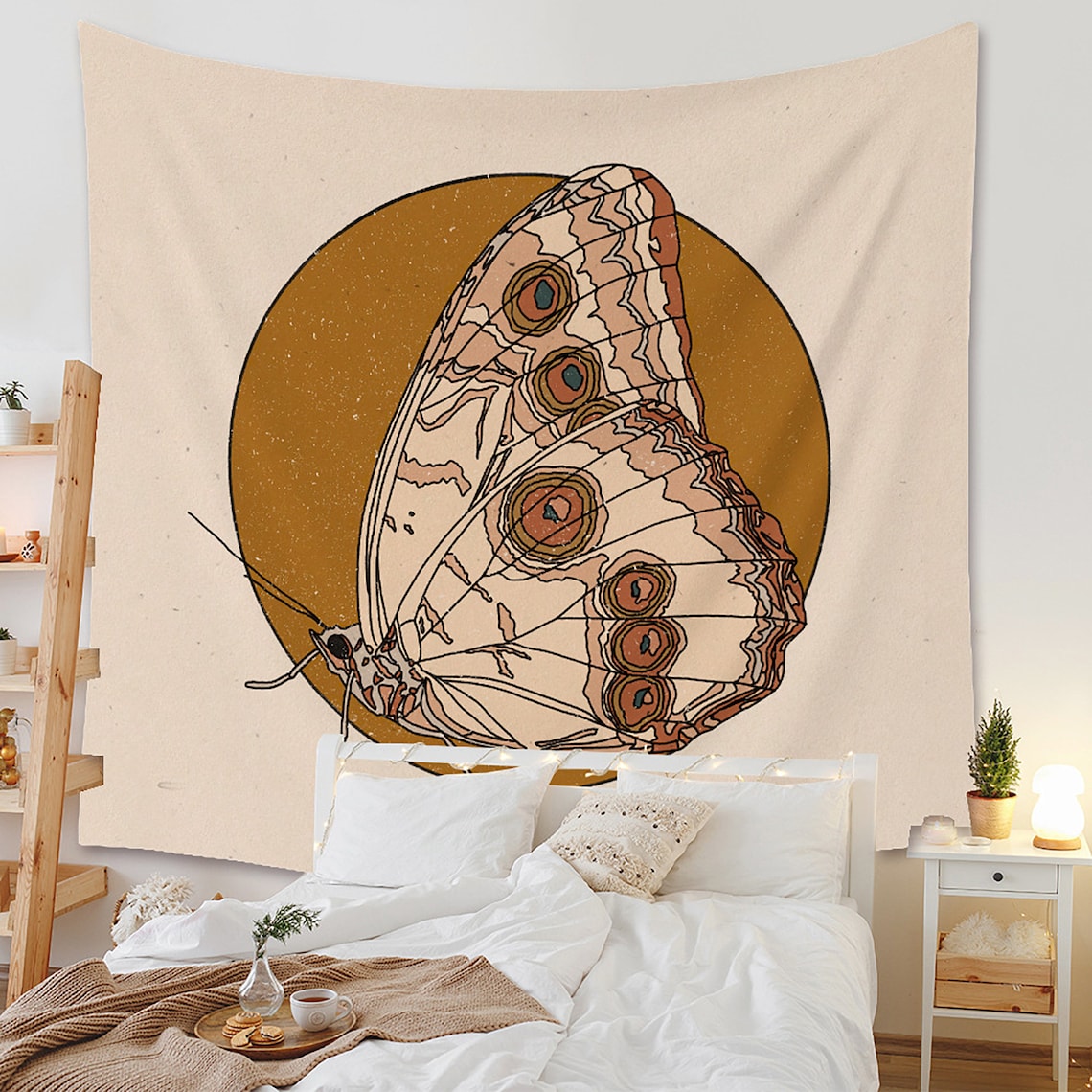 Abstract Tapestry Butterfly Tapestry Bohemian Tapestry Etsy