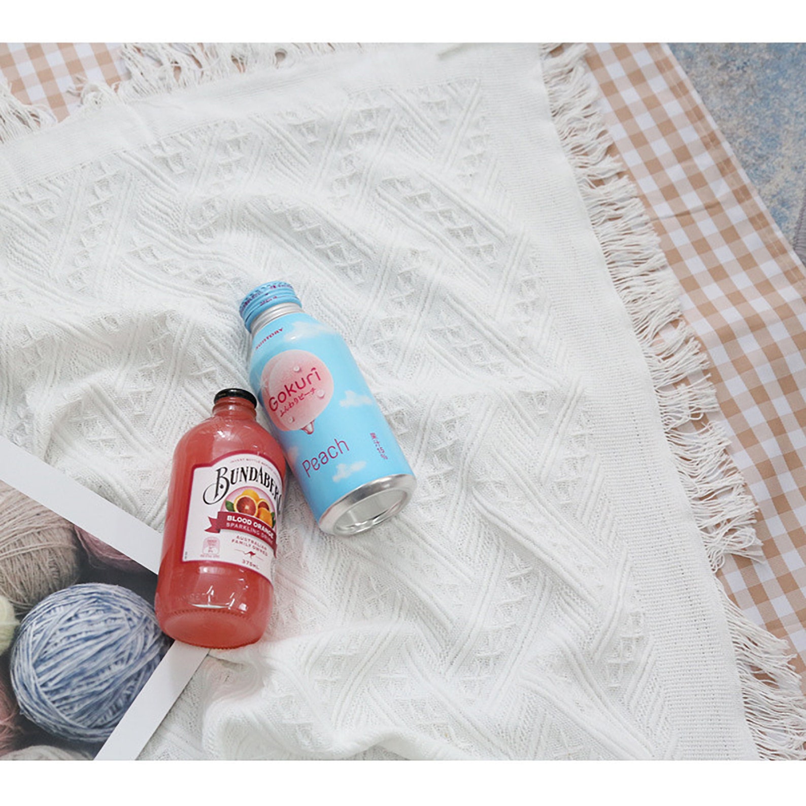 White Boho Picnic Blanket Large Picnic Mat Waterproof Picnic Etsy