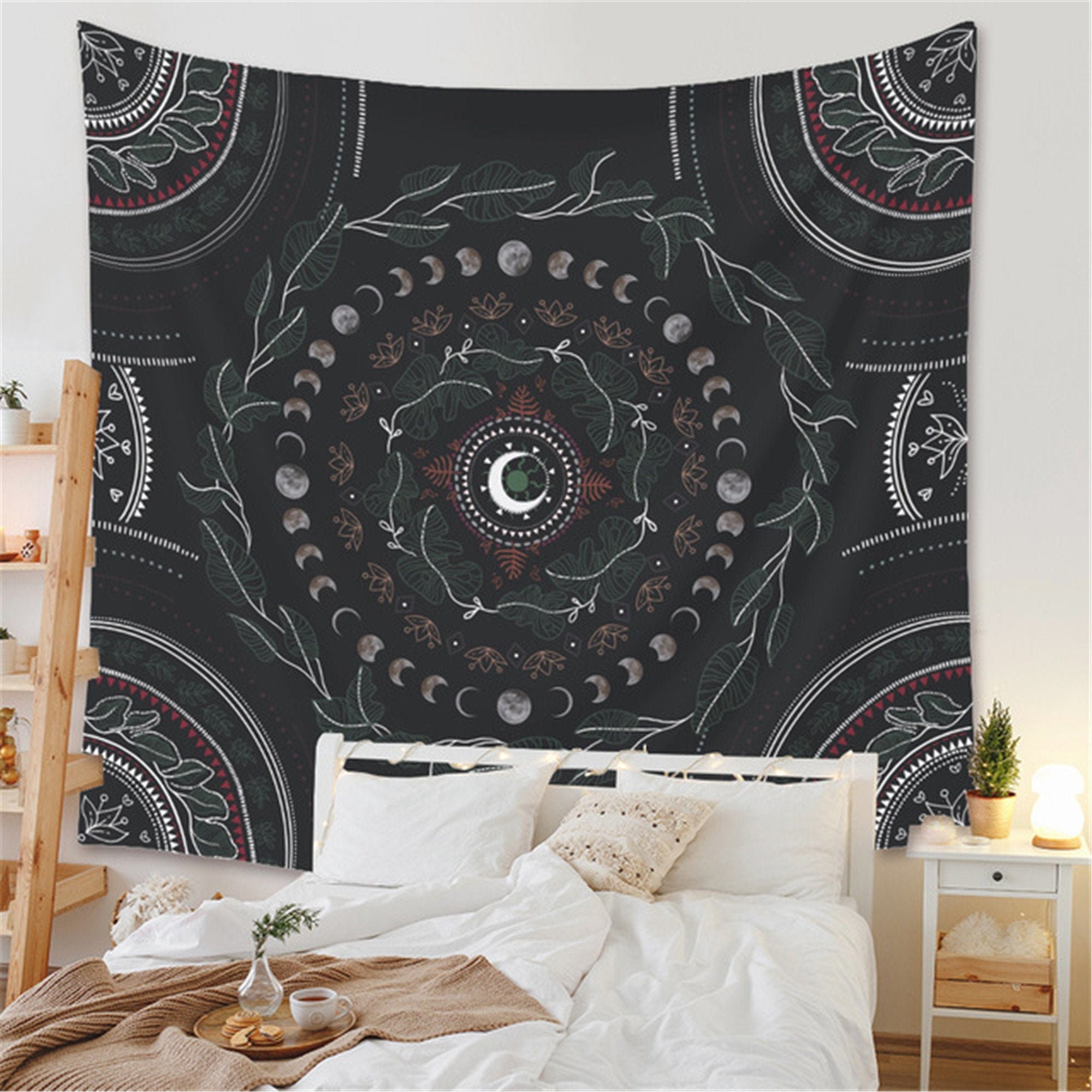 Moon Tapestry Boho Tapestry Tapestry Wall Hanging Tapestry Etsy