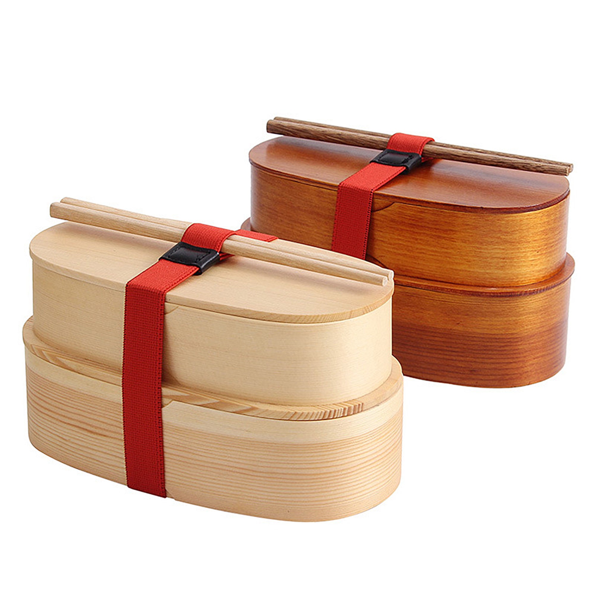 Bento Box For Adults Wooden Bento Box Double Layer Lunch Etsy