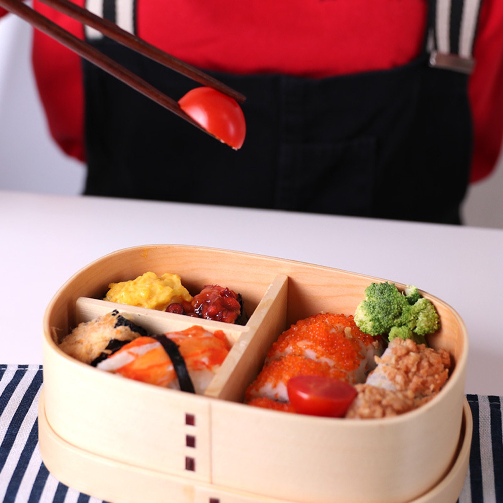 Wooden Bento Box Portable Lunch Box Wooden Lunch Box Etsy