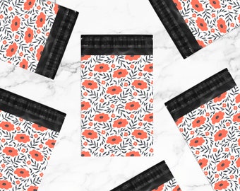 Poppy Fields 6x9 Poly Mailer | Shipping Mailer | Shipping Supplies | Cute Mailing | Cute Shipping Bags | Small Business Supplies