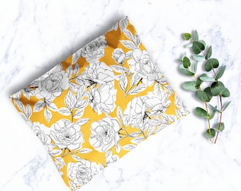 Mustard Bloom 10x13 Poly Mailer | Shipping Mailer | Shipping Supplies | Cute Mailing | Cute Shipping Bags | Small Business Supplies
