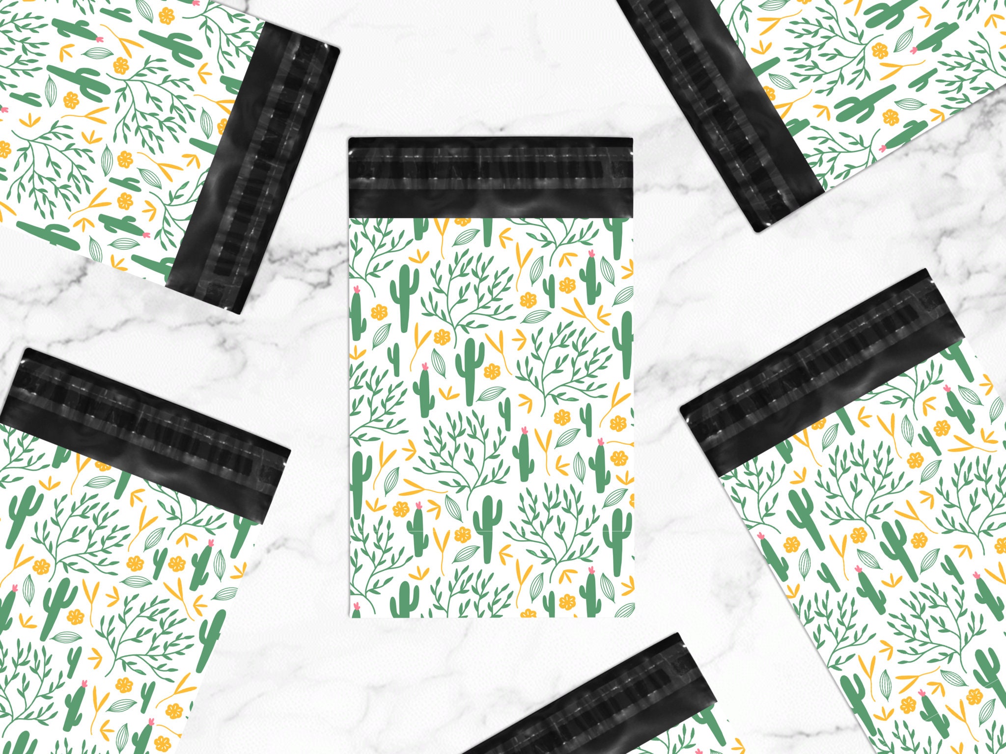 Cactus Cuties 6x9 Poly Mailer Shipping Mailer Shipping Supplies Cute