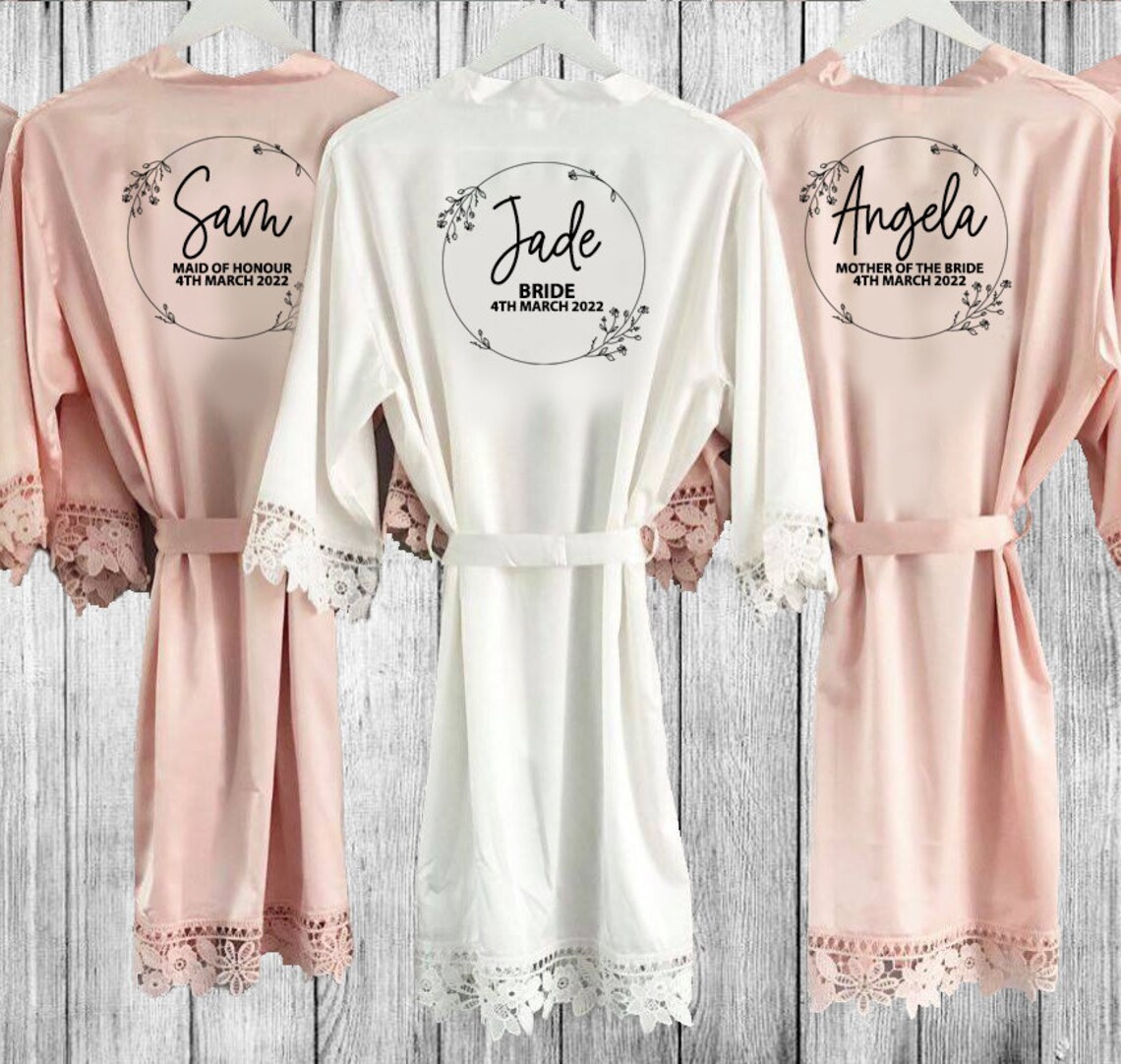 The Bride Tribe Box Bridal Robe Bridesmaid Proposal Etsy