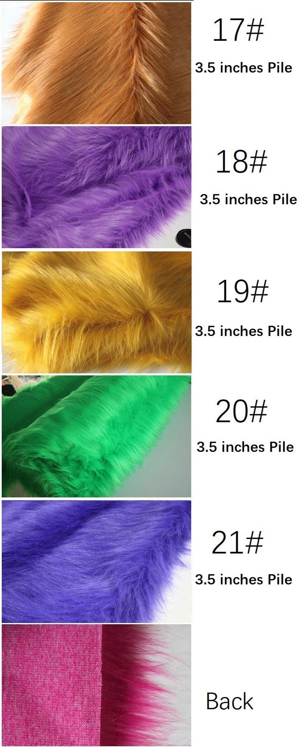 Faux Fur Fabric Long Pile Fur Fursuit Material Luxury Shag Etsy