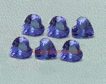 Pendant Making Excellent Purple Color December Birthstone 16564 Tanzanite Drops Heart Shape 14mm Drilled Bead Single Piece