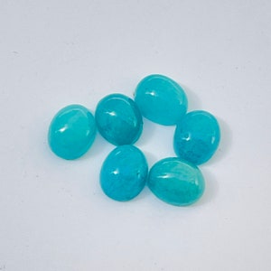 Amazonite Lot 3x5mm To 8x10mm Natural Amazonite Oval Cabochon Loose Gemstone