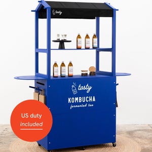 Mobile Bar Cart VC-12-W-ML | Custom Color