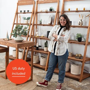 California Bundle CF: Portable Event Display Set, Lightweight Wooden Booth with Tables and Shelves, Easy Assembly for Pop-Up Shops & Markets