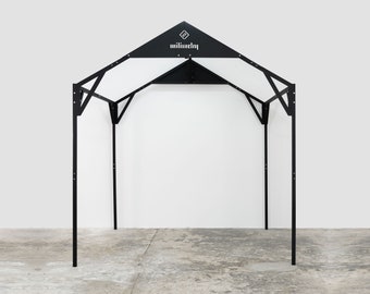 Trade show foldable wooden gazebo canopy VH-01, tent alternative, 6.5'x6.5', 8'x8', 10'x10' booth size