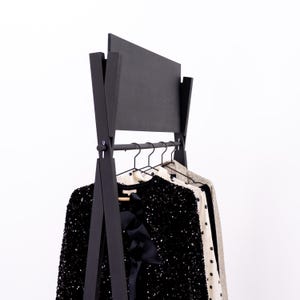 Portable A-frame Rack VR-02-BL | Black Color | Collapsible Clothing ...