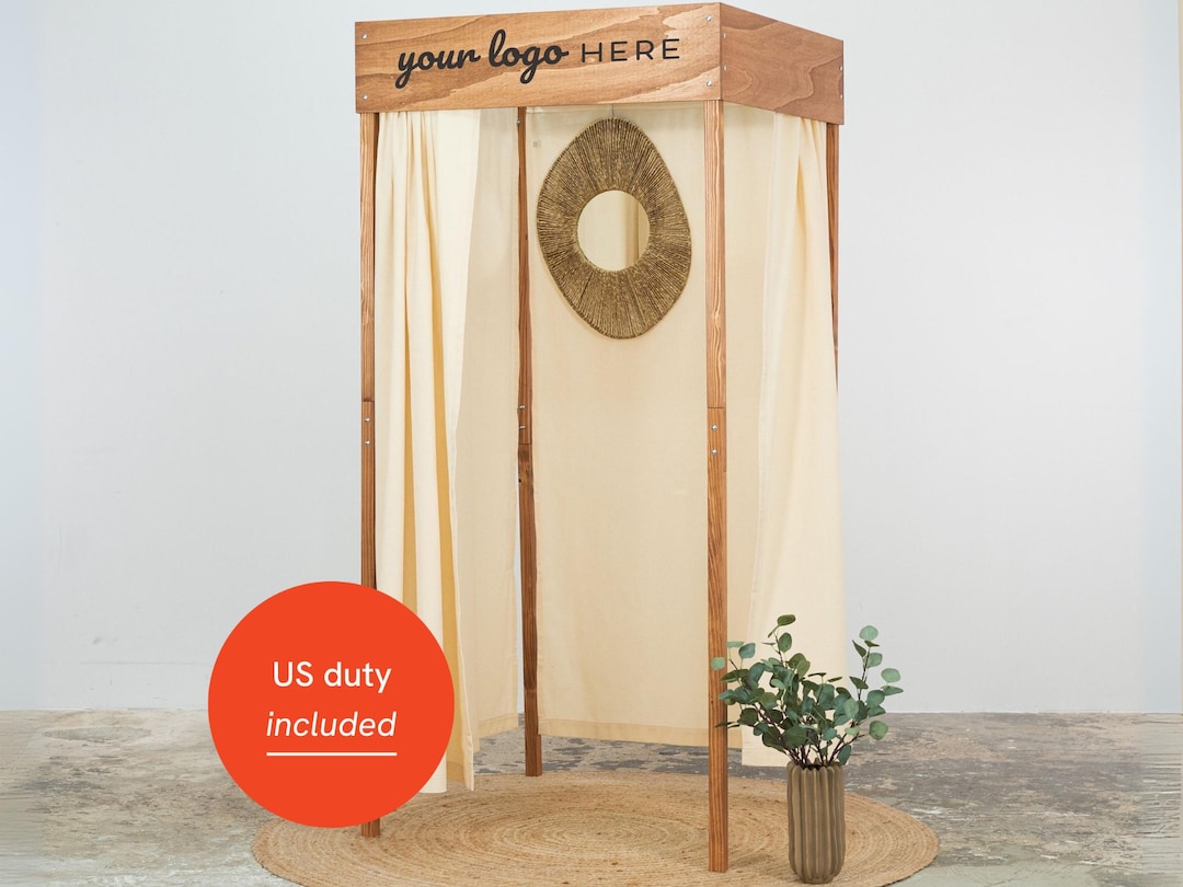Collapsible Wooden Fitting Room – Portable Changing Room, Dressing ...