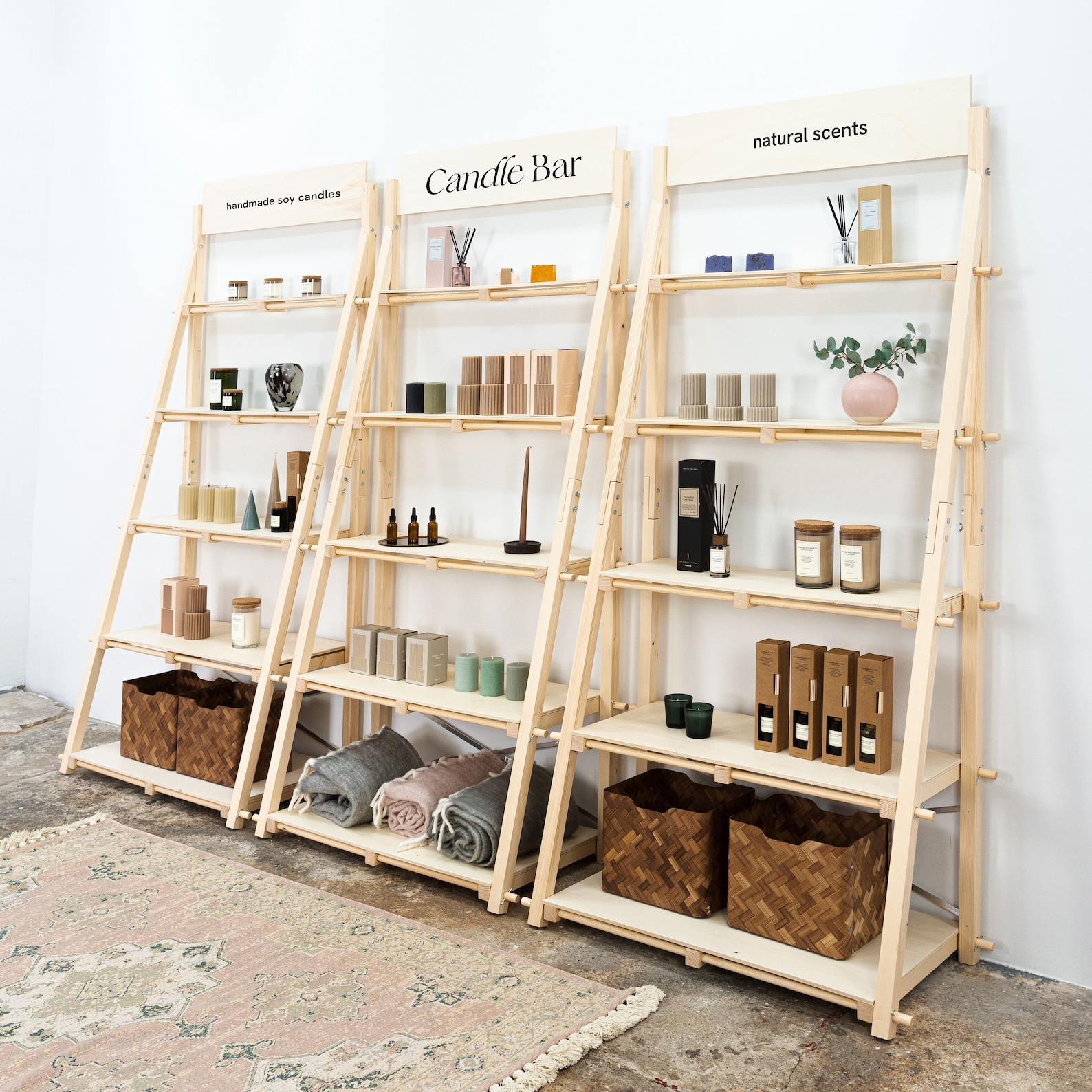 Portable Shelving Unit | Freestanding Display Rack for Trade Shows ...