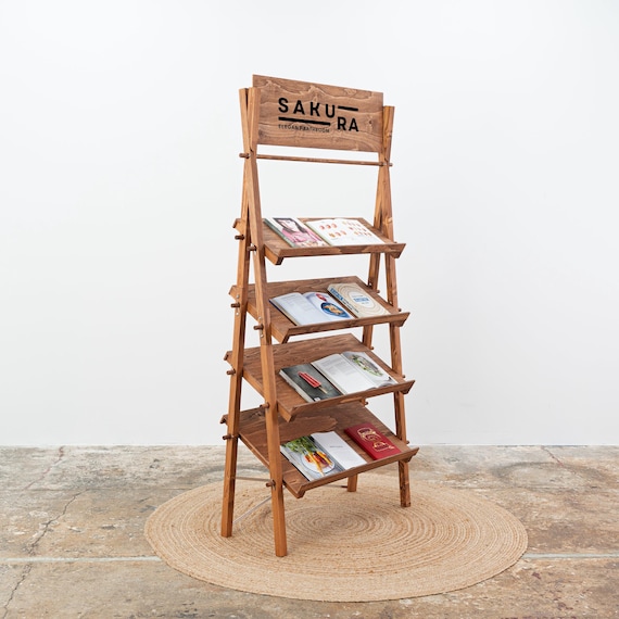Display Shelving VS-07-CF With Slanted Shelves for Shops and Fairs