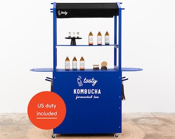 Mobile Bar Cart VC-12-W-ML | Custom Color