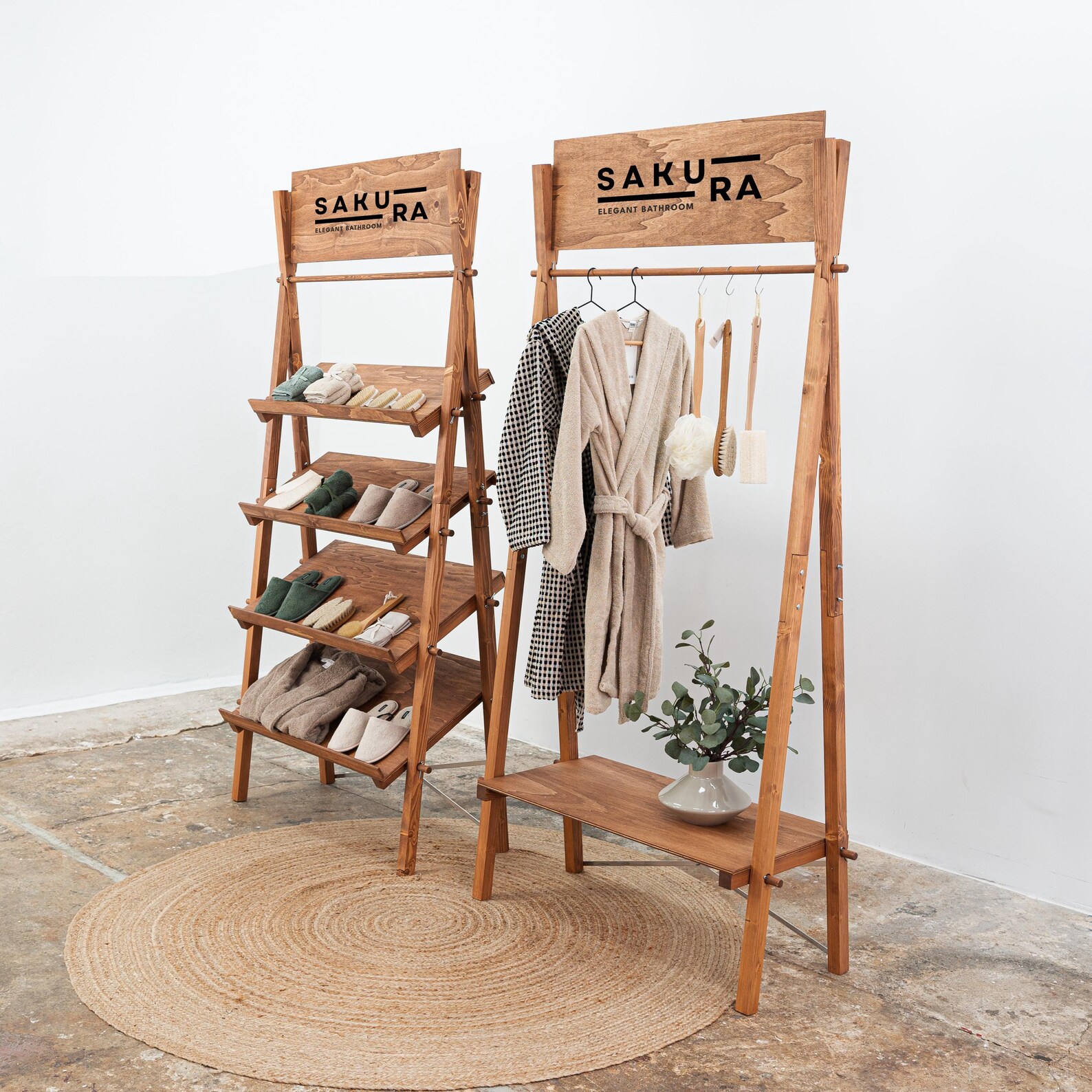 Boston Rack Set Boston: Vr-02-cf Rack and VS-07-CF Shelving for Fashion Designers ...