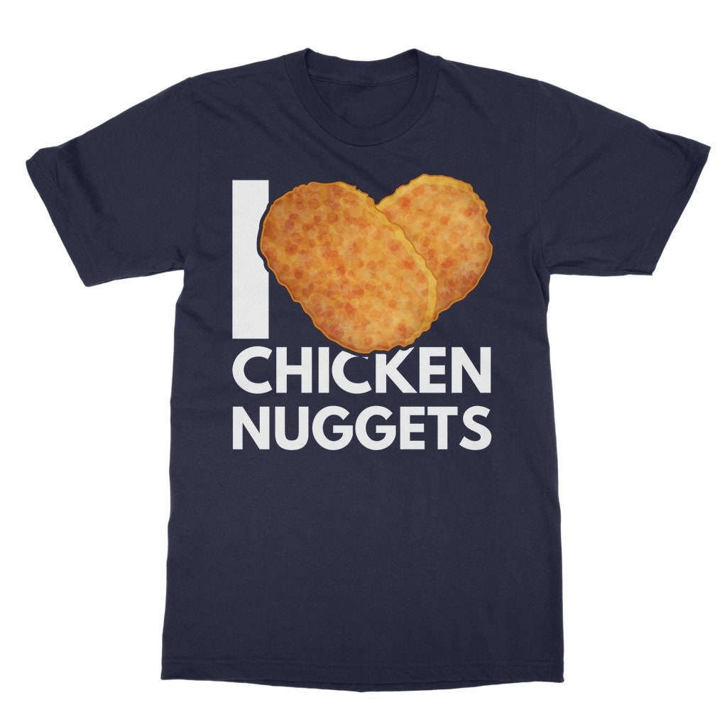 Chicken Nugget Shirt Nuggie Lover Gift Unisex Adult Tshirt Etsy
