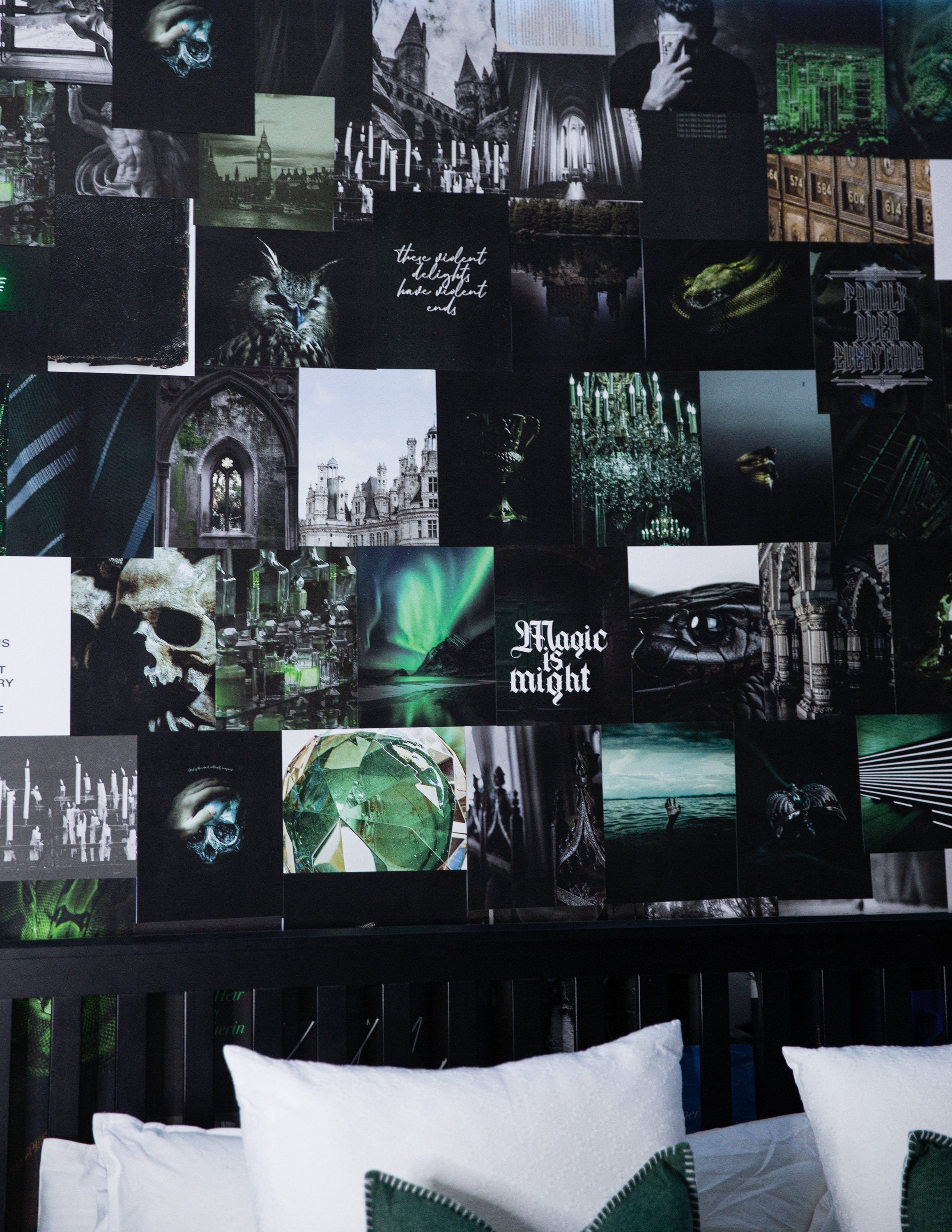 Dark Wizard Aesthetic Collage Kit