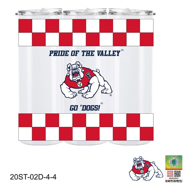 Fresno State® - 20 oz. Sublimated Skinny Tumbler