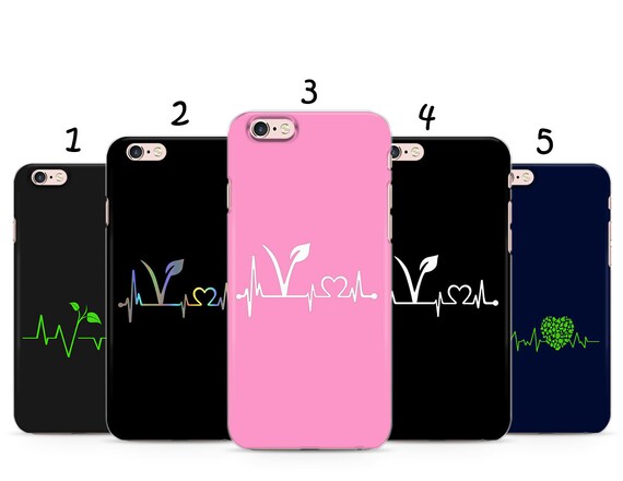 Vegan Vegetarian Plants Heartbeat Phone Case Cover for Iphone, Samsung, Huawei - Etsy Vegan Vegetarian Plants Heartbeat Phone Case Cover for Iphone, Samsung, Huawei - Etsy