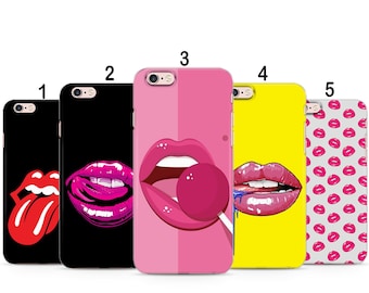 Sexy Lips Candy Kiss caja del teléfono, cubierta del teléfono