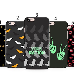 Halloween theme Vampire, Bats, Ghosts, Skeleton, Cat phone case cover