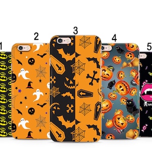 Halloween theme Vampire, Bats, Ghosts, Skeleton, Cat phone case cover