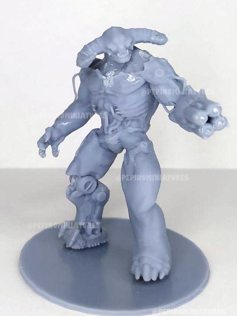 doom eternal mini tyrant collectible