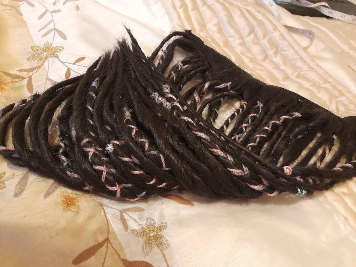 Dreadlock clip in extension piece 16 hair wrap dread Etsy