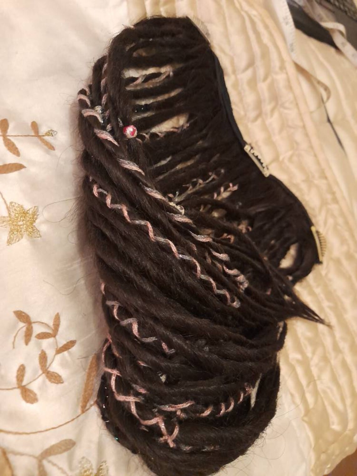 Dreadlock clip in extension piece 16 hair wrap dread Etsy