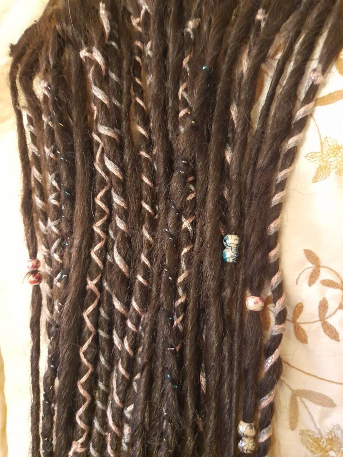 Dreadlock clip in extension piece 16 hair wrap dread Etsy