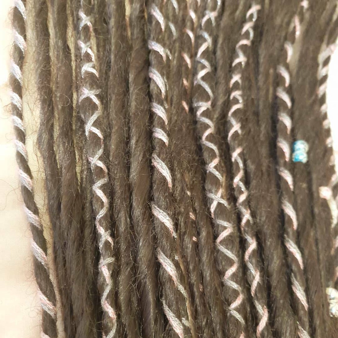 Dreadlock clip in extension piece 16 hair wrap dread Etsy