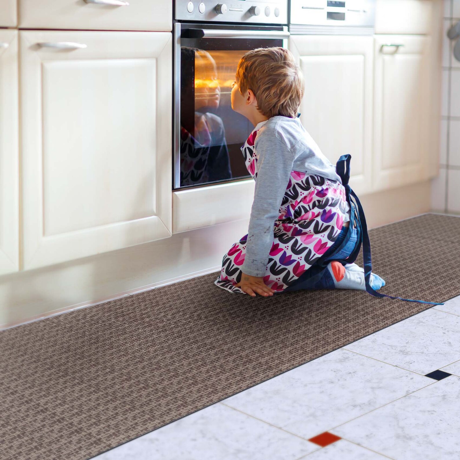 Küchenläufer Premium 3-Schicht Boden gummiert Läufer waschbar | Etsy